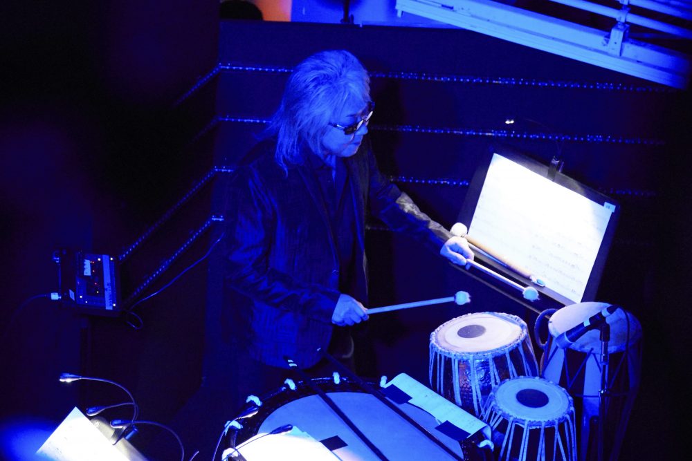 Kenji Kawai performing during the Ghost in the Shell Fan Event at Tabloid in Tokyo, Japan November 13, 2016